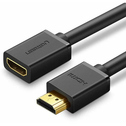 Ugreen HDMI moški na HDMI ženski kabel HD107, FullHD, 3D, 0,5 m (črn), (20605406)