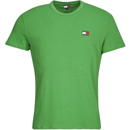 Tommy Jeans Majice s kratkimi rokavi TJM REG BADGE TEE EXT Zelena Slike