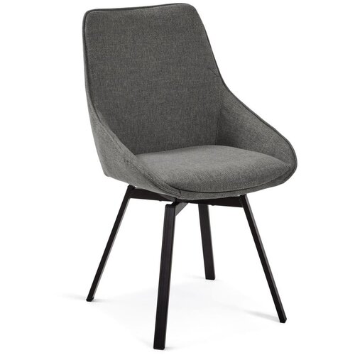 Kave Home Temno siv jedilni stol Jenna &amp;ndash; Slike