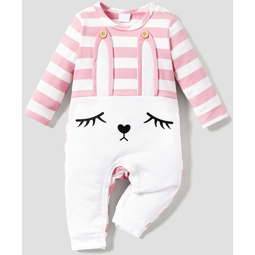 BUBU Kombinezon za bebe, Roze-beli Cene