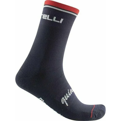 Castelli Quindici Soft Merino Sock Dark Blue L/XL Kolesarske nogavice