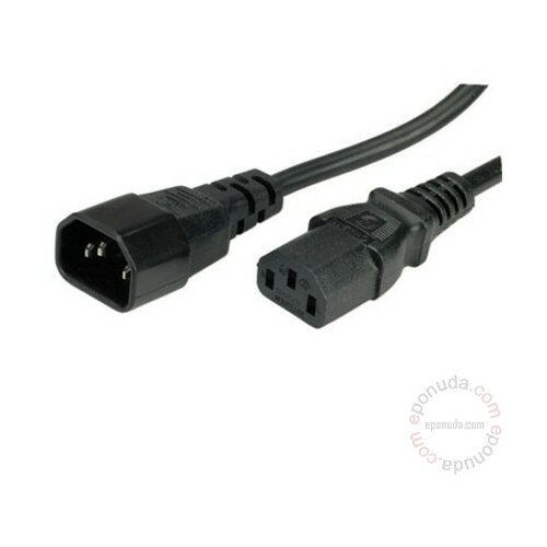 Roline (Value) Monitor/UPS Power Kabl, IEC, black, 1.8m <19.99.1515> kabal Slike