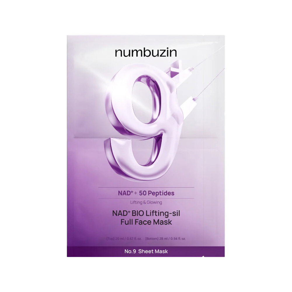 numbuzin No 9 NAD+BIO Lifting-sil Full Face Mask 20ml+28ml Cene