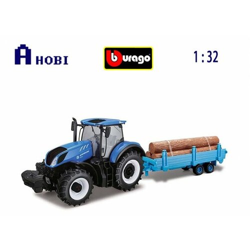 Burago 1/32 holland farm traktor ( BU44060 ) Slike