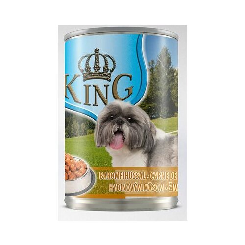 Purina king konzerva za pse - piletina 1240g Slike