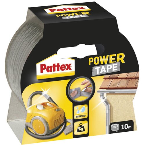 Traka LJEPLJIVA 50MM/10M POWER TAPE PATTEX HENKEL 1677379 SREBRNA BLISTER Slike
