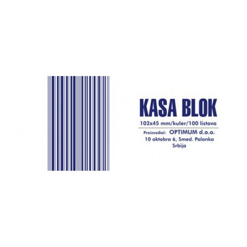 Kasa blok ( 01/89066 ) Cene