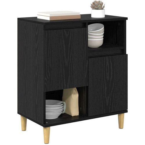 vidaXL Kreveta Crni hrast 35 x 60 x 70 cm Konstruirano drvo Cijene