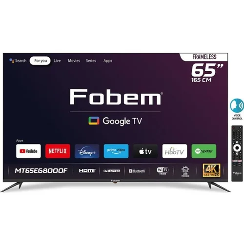  Televizor Fobem MT65EG8000F LED 65" 4K UHD LED Google TV