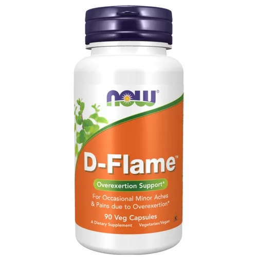 Now Foods Podpora pri prenapetosti D-Flame™ NOW (90 kapsul)