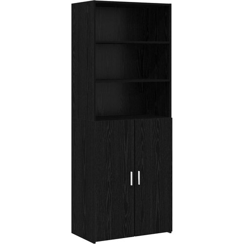  Highboard Crni hrast 70 x 42,5 x 185 cm Konstruirano drvo Cijene
