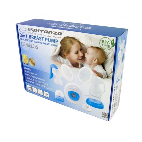 Esperanza ECM003B Gemelos električna i ručna pumpa za grudi Cijene