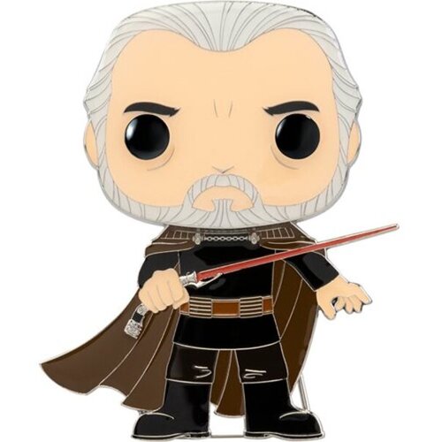 Funko Star Wars Count Dooku Large Enamel Pop! Pin, (20499379) Slike