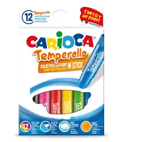 Carioca tempere u obliku palice 12 boja Cijene