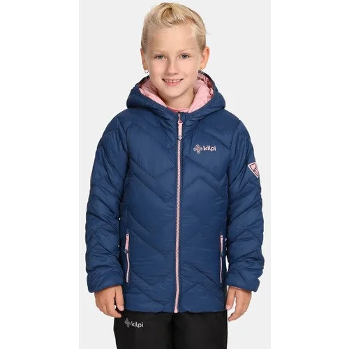 Kilpi Children's insulated jacket REBEKI-JG DARK Dark blue