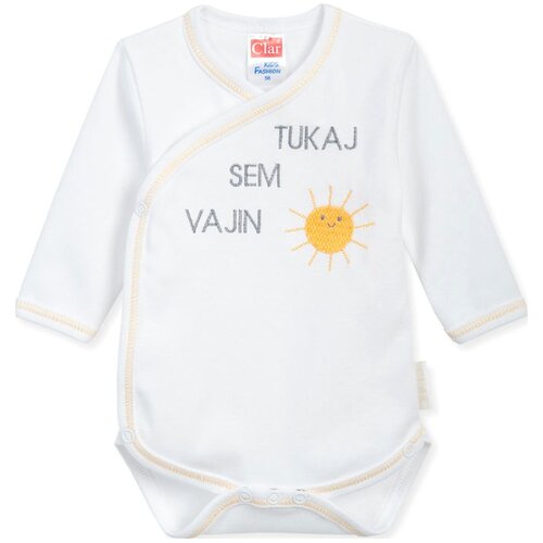 Clar perilo bodi preklop 01661-056-001 bela U 56 Cene