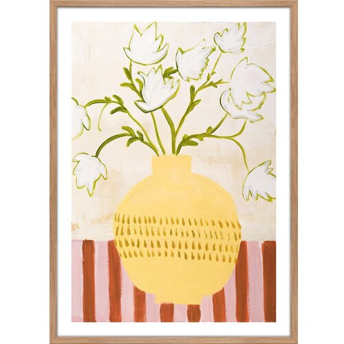 Malerifabrikken Slika 52x72 cm Yellow Vase &amp;ndash; Slike