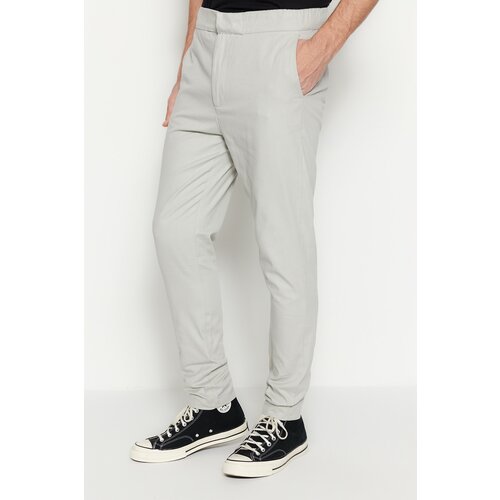 Trendyol Pants - Gray - Straight Cene