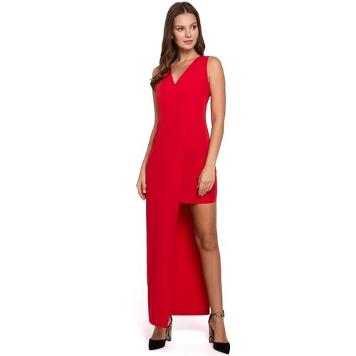 Makover Ženska haljina K026 crvena Slike