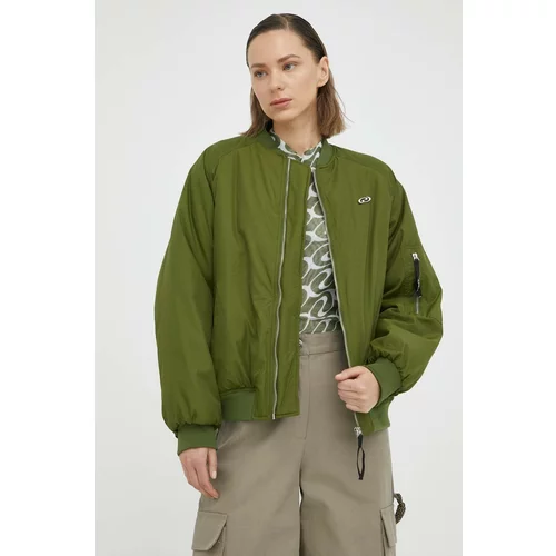 Resume Bomber jakna Résumé za žene, boja: zelena, za zimu, oversize