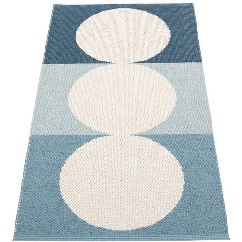 Pappelina Modra/kremno bela notranja in zunanja preproga 70x140 cm Otto Sky &amp;ndash; Slike