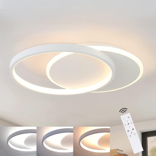 Nettlife LED stropna svetilka, zatemnljiva, daljinsko upravljana, 35W, moderna, ravna, okrogla, 41 cm, (22111310) Cene