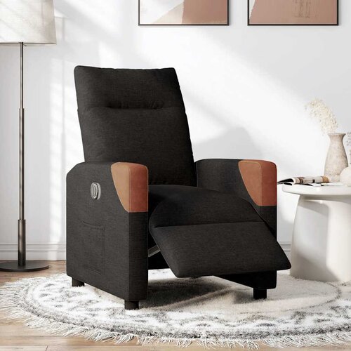 Maison Chic Električni naslanjač - Relax naslanjač črno blago, (22061415) Cene