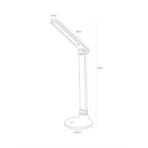 Zuma line 1913-WH-LED Punjiva stona lampa LED/6W/1200 mAh 3000/4500/6000K bela Slike
