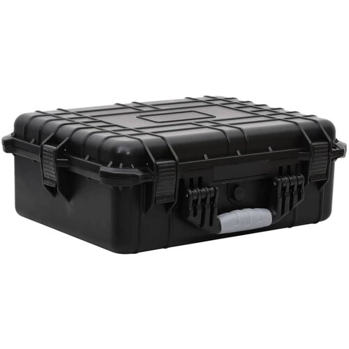 VidaXL Prijenosni kovčeg crni 52x40x19 cm od PP-a Slike