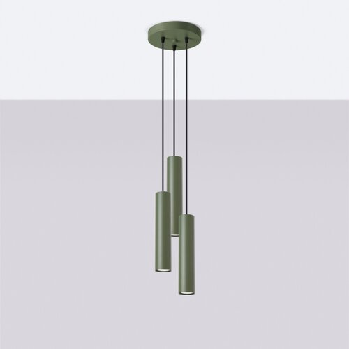 Sollux Lighting Sollux SL.1487 - Luster na sajli LAGOS 3xGU10/10W/230V zelena Cene