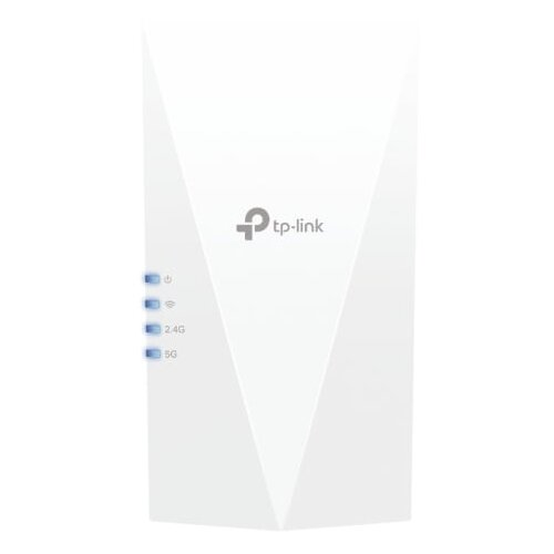 Tp-link RE500X AX1500 Wi-Fi 6 Range Extender, 300 Mbps at 2.4 GHz + 1201 Mbps at 5 GHz, 2 &amp;times; Internal Antennas, 1 &amp;times; Gigabit Port, Broadcom 1.5GHz Tri-C Slike