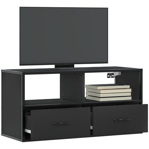 vidaXL TV ormarić crni 80x31x39,5 cm Konstruirano drvo i metal Cijene