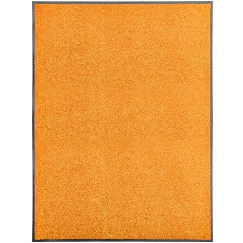 vidaXL pralni predpražnik oranžen 90x120 cm Cene