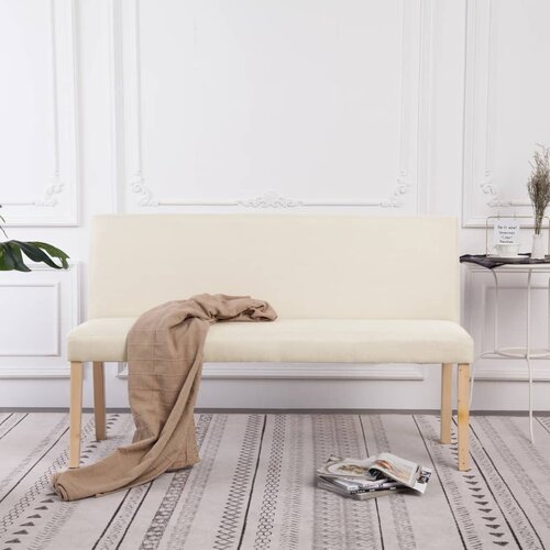  Klupa od poliestera 139,5 cm krem Cijene