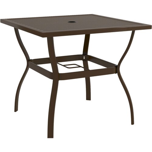 vidaXL Vrtni stol smeđi 81 5 x 81 5 x 72 cm čelični Cijene
