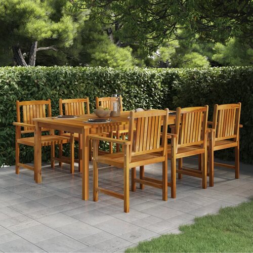 VidaXL Vrtni stol 200 x 100 x 74 cm od masivnog bagremovog drva Slike