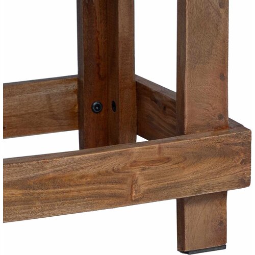  Stalak za biljke 2 pcs Smeđa 70 x 11 x 27 cm Drvo od mahagonija Slike