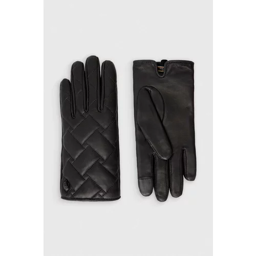 Kurt Geiger London Kožne rukavice za žene, boja: crna