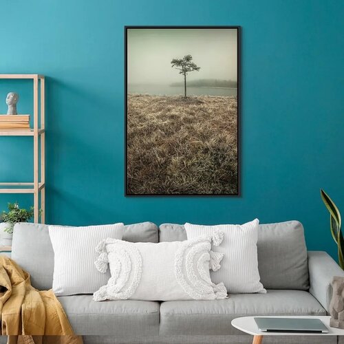  Slika - At the Lake Shore (1 Part) Vertical 40x60 U crnom drvenom okviru Slike