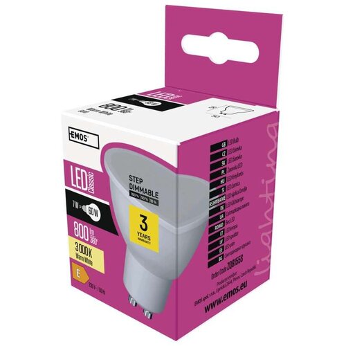 Emos led sijalica Classic MR16 7W 800lm GU10 WW Step dimmabilna ZQ8155S Cene