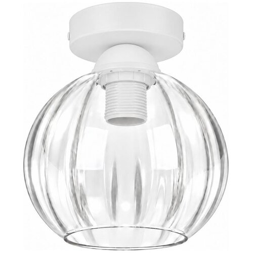 Brilagi LED stropno svetlo RETRO GLASS 1xE27/60W/230V prečnik 18 cm bela/prozirna Slike