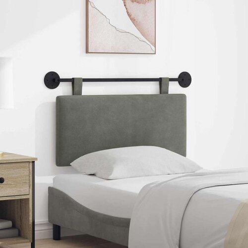  Viseće uzglavlje kreveta Kordura tekstil - Svjetlosiva 80 cm bez LED Cene