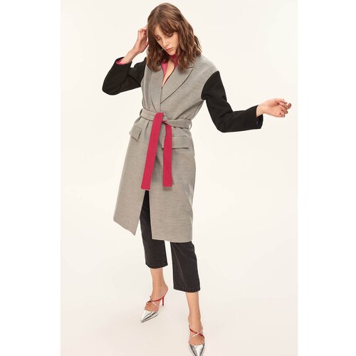Trendyol Gray Blocky Arched Stamp K Slike