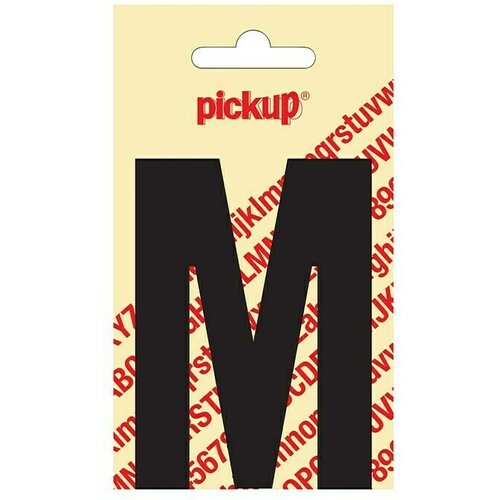Pickup Naljepnica (Motiv: M, Crne boje, Visina: 90 mm) Cijene