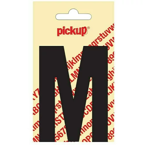 Pickup Naljepnica (Motiv: M, Crne boje, Visina: 90 mm)