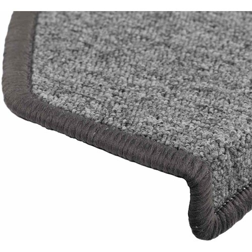  Prostirke za stepenice 30 kom 65x24x4 cm tamno sive poluokrugle velike Slike