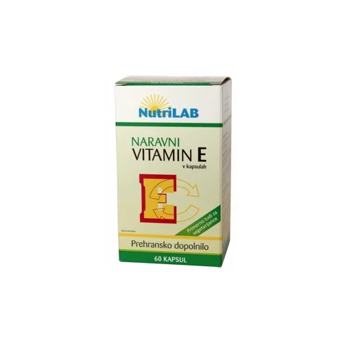  Nutrilab Naravni vitamin E, kapsule