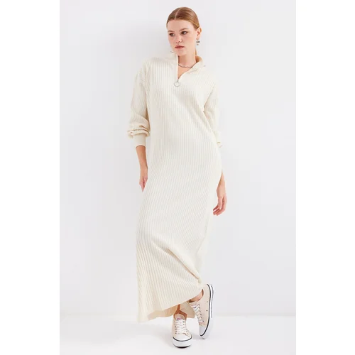 Bigdart 15839 Boydan Knitwear Dress - Cream