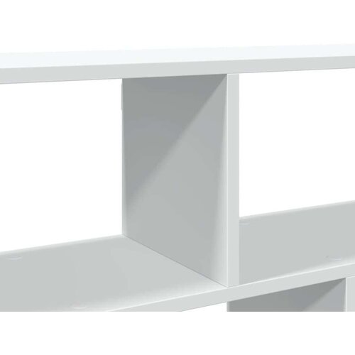 vidaXL Stenska polica bela 100x25x50 cm inženirski les Cene