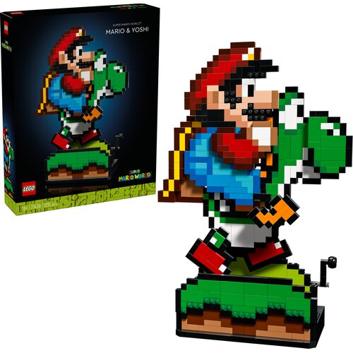 Lego Super Mario Super Mario World Mario & Yoshi &scaron;tevilka 71438 Cene